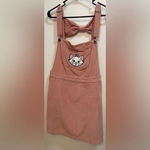 Disney Marie aristocrats overall skirt XL NWOT